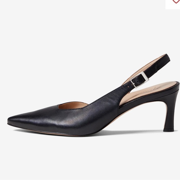 Naturalizer 27 EDIT Naturalizer Felicia Leather Slingback Dress Heels - Picture 2 of 13